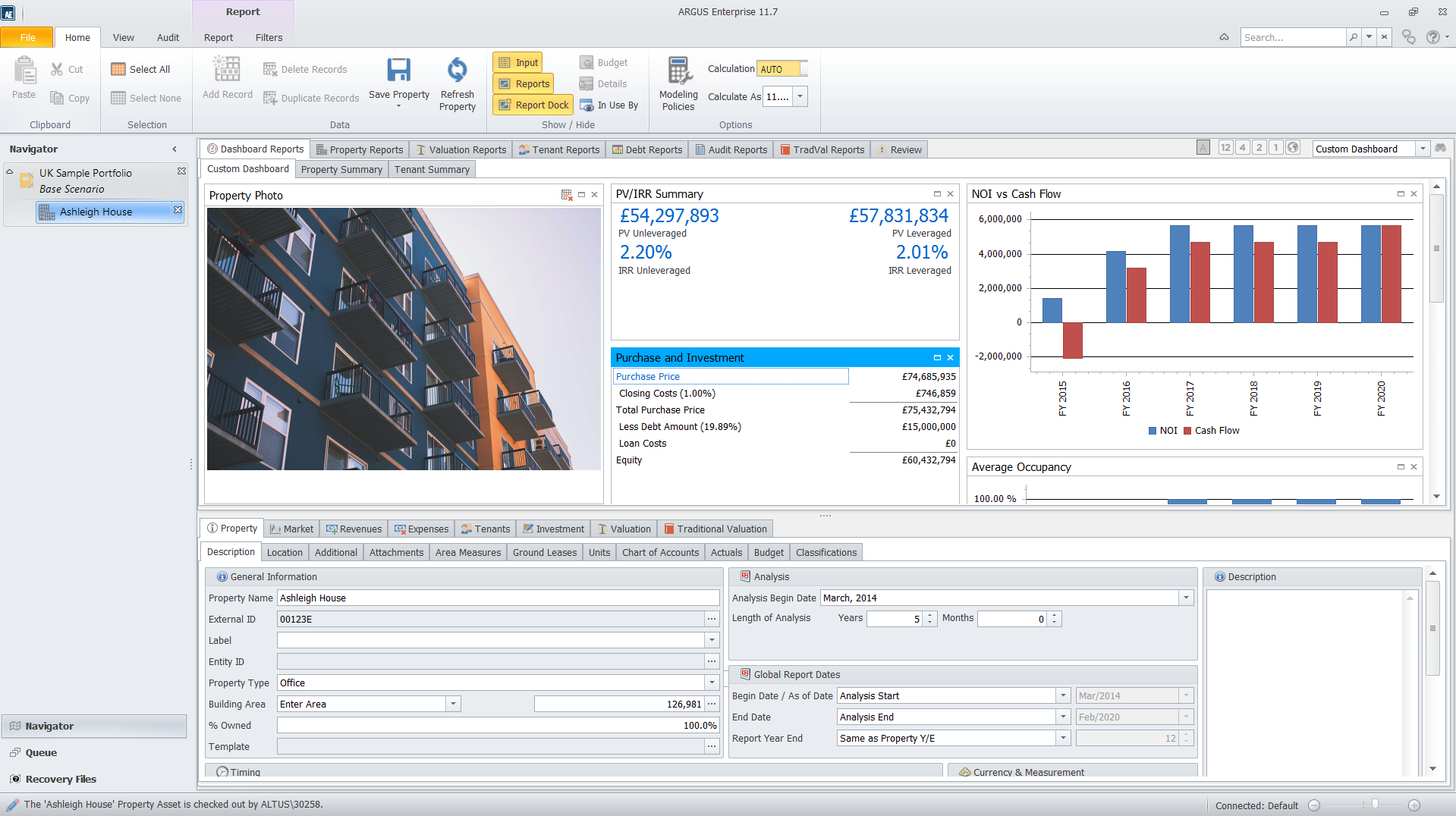 screenshot of ARGUS Enterprise